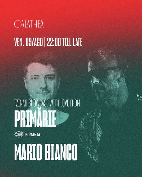 AUG 9: TzinahShowcase with Love from Primarie & Mario Bianco