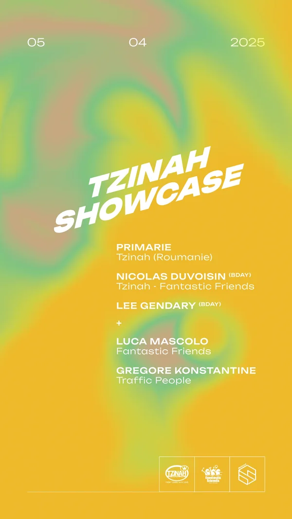 APR 5: Tzinah Showcase at BOX62, Lausanne (Switzerland)
